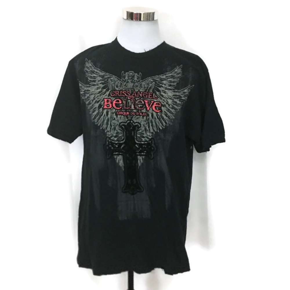 Vintage Criss Angel Believe T-Shirt XL Made in USA